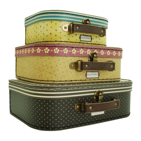Set 3 valize pentru depozitare Santoro London Gorjuss Nesting