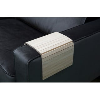 Cotieră flexibilă din lemn pentru canapea WOOOD Tray, natural
