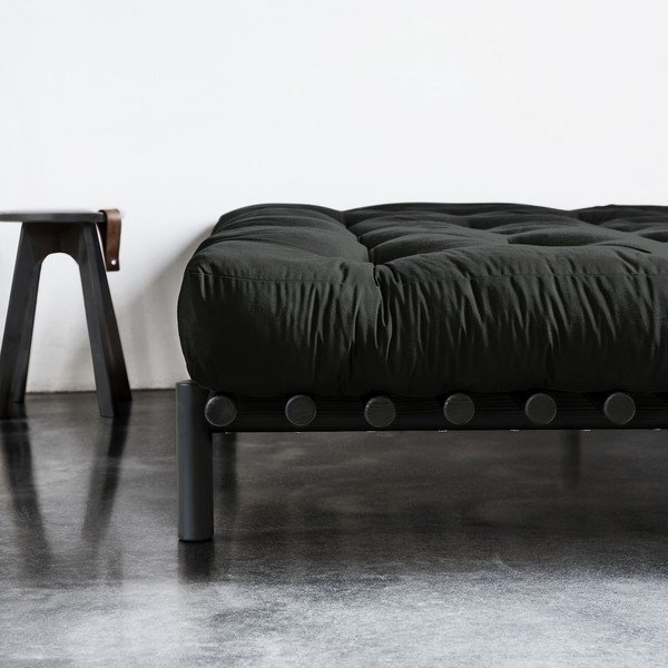 Cadru pat din lemn de pin Karup Design Pace Black, 140 x 200 cm, negru-image-4
