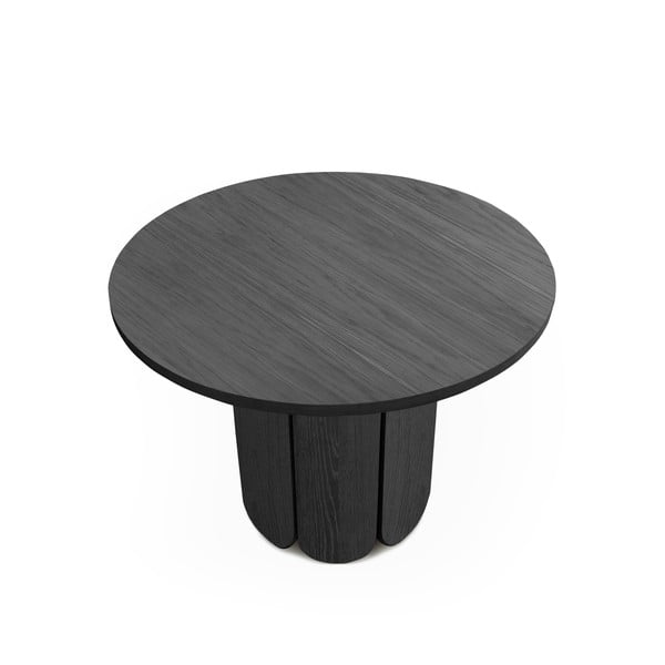 Masă de dining rotundă cu aspect de lemn de stejar ø 98 cm Soft – Woodman-image-1