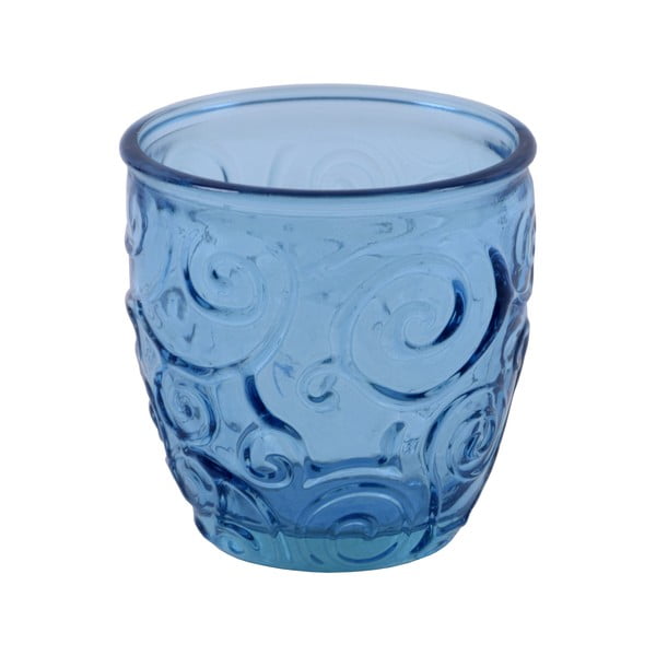 Pahar din sticlă reciclată Ego Dekor Triana, 250 ml, albastru