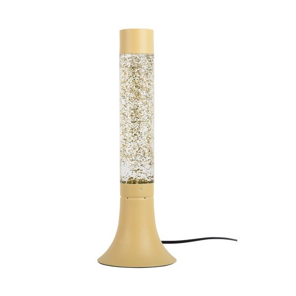Veioză galben-deschis cu abajur din sticlă (înălțime 37,5 cm) Astro Glittler – Leitmotiv