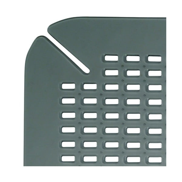 Protecție pentru chiuvetă iDesign Contour, gri/argintiu-image-3