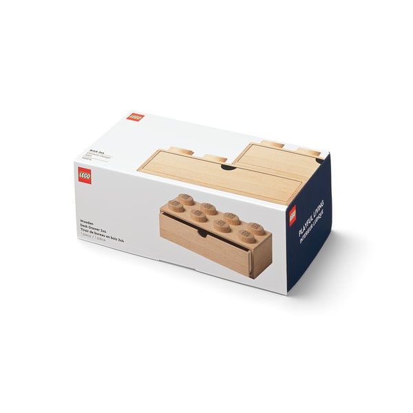 Cutie de depozitare din lemn pentru copii LEGO® Wood-image-3