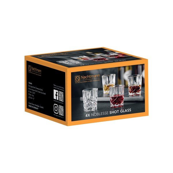 Set 4 pahare mici din cristal Nachtmann Noblesse, 55 ml-image-1