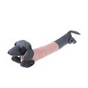 Protecție anti-curent pentru ușă roz-gri 17x76 cm Sausage Dog – Rex London