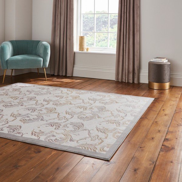 Covor auriu-grej 160x230 cm Imperial Pearl – Think Rugs-image-2
