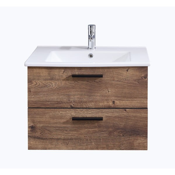 Dulap sub chiuvetă cu aspect de lemn de stejar 71x51 cm Set 374 - Pelipal