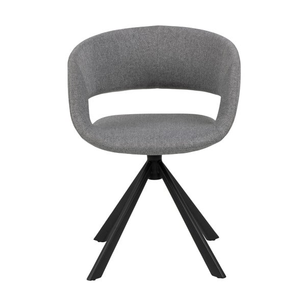 Scaun dining rotativ Actona Grace, gri-image-2