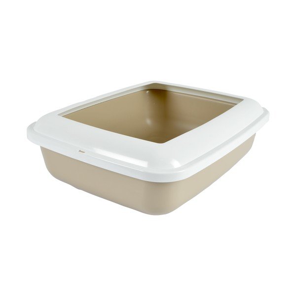 Litieră pentru pisici bej 42x51 cm – Love Story