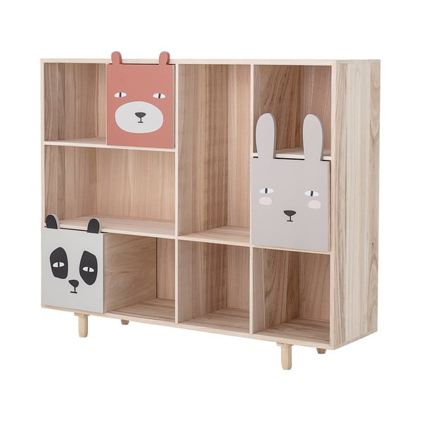 Bibliotecă de copii din lemn de paulownia 107x89.5 cm Calle - Bloomingville Mini-image-4