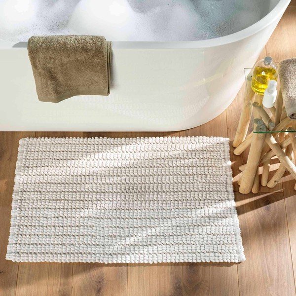 Covoraș de baie alb 50x80 cm Voltis – douceur d'intérieur-image-1