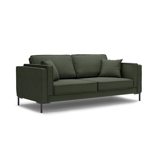 Canapea Milo Casa Attilio, 160 cm, verde închis-image-2