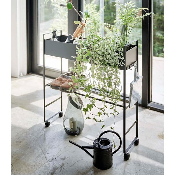 Pantofar pentru copii negru din metal 74,5x74,5x22 cm Tower – YAMAZAKI-image-3