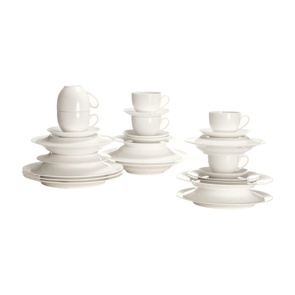 Set veselă din ceramică Maxwell & Williams Cashmere, alb
