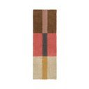 Covor tip traversă țesut manual din lână 80x230 cm Chroma Spiced Coral – Lorena Canals