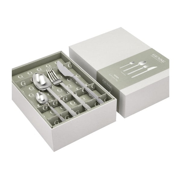 Tacâmuri argintii din oțel inoxidabil 16 buc. Norm – Gense-image-3