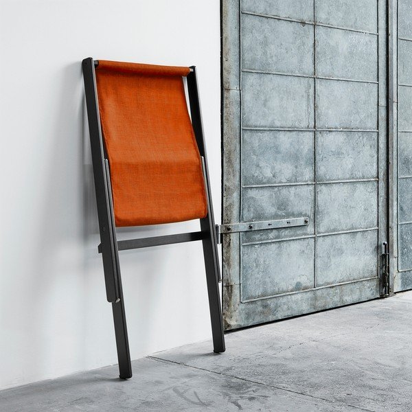 Fotoliu pliant Karup Boogie Black/Orange-image-1