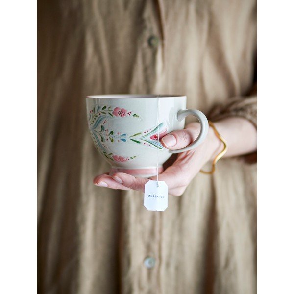 Căni albe 4 buc. din ceramică 400 ml Rosalynde – Bloomingville-image-3