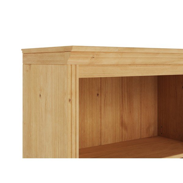 Bibliotecă în culoare naturală deschisă din lemn de pin 74x118x35 cm Anita – Støraa-image-3