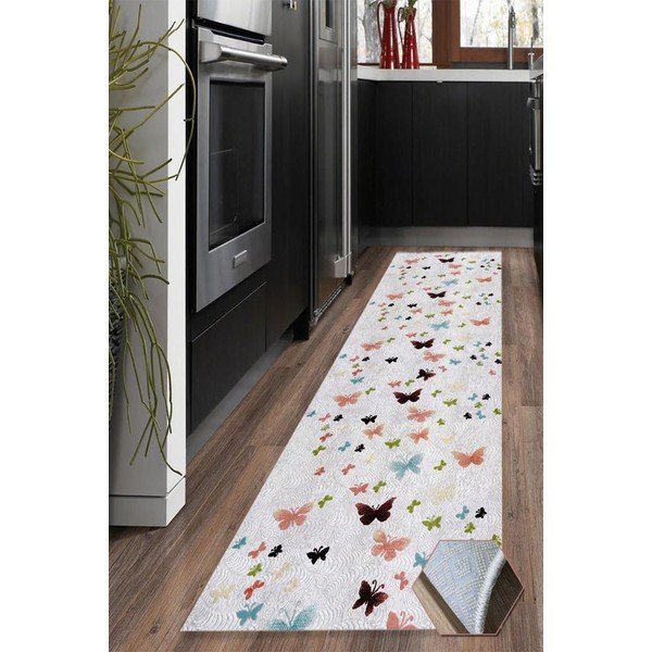 Covor Rizzoli Butterflies, 80x200 cm-image-1