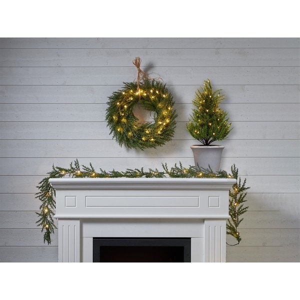 Coroniță cu lumini Thuja - Star Trading-image-1