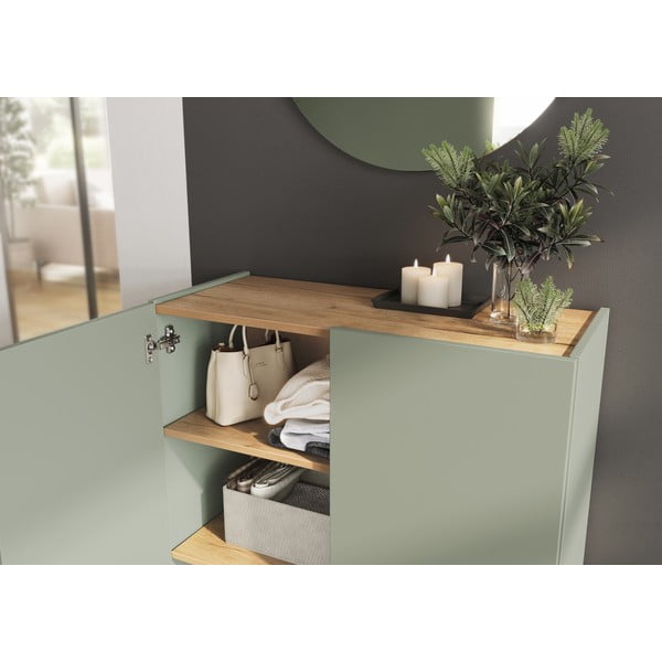 Set pentru hol verde deschis cu aspect de lemn de stejar 74x200x33 cm Alviano – Germania-image-3