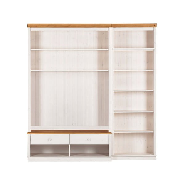 Set TV alb din lemn de pin 214x223 cm Anita – Støraa