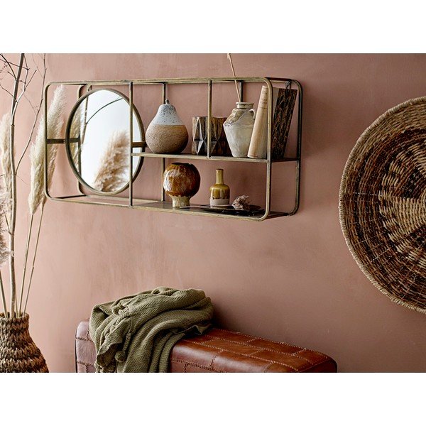 Vază din gresie Bloomingville Ines, înălțime 18 cm, bej-image-3