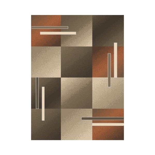 Covor Webtappeti Modern, 160 x 230 cm, maro-gri-image-1