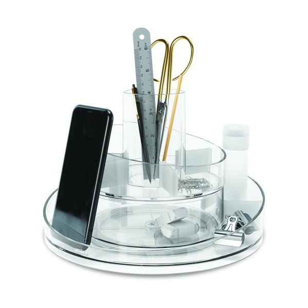 Organizator de baie pentru cosmetice din plastic Cascada – Umbra