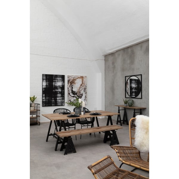 Masă tip consolă   cu blat din lemn de pin 45x130 cm Hampstead – Premier Housewares-image-1