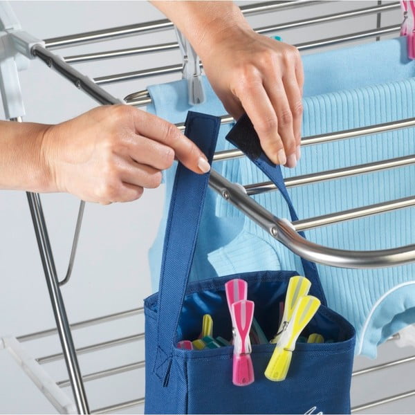 Coș pentru cârlige de rufe Wenko Peg, albastru-image-2