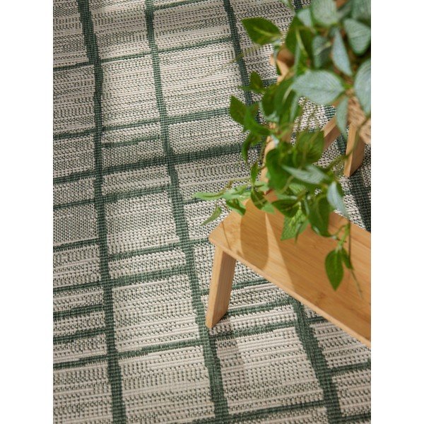 Covor pentru exterior și interior verde/crem rotund ø 200 cm Haringey Crouch – Ted Baker-image-2