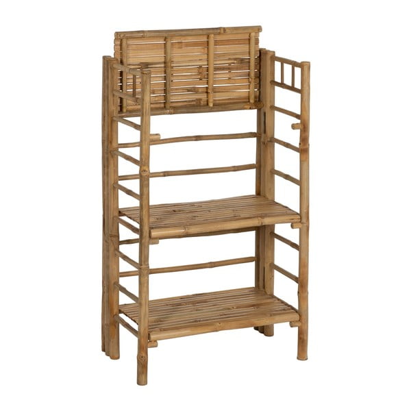 Etajeră în culoare naturală din bambus 61x104x34 cm Manali – Ixia-image-2