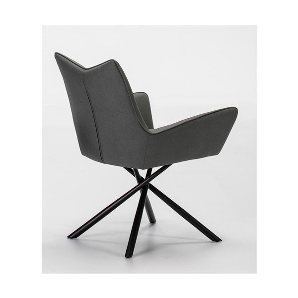 Scaun elegant Marckeric Lucio, gri-image-3