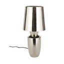 Veioză argintie din metal cu abajur din metal (înălțime 42 cm) Classy – Zuiver