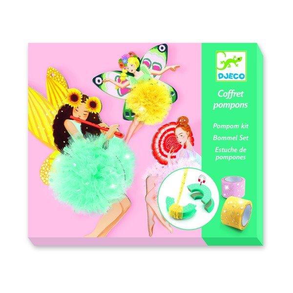 Set DIY pompoane Djeco Fairies-image-4