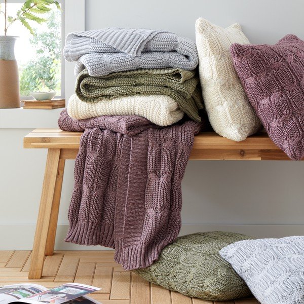 Față de pernă 45x45 cm Chunky Marl Knit – Catherine Lansfield-image-4