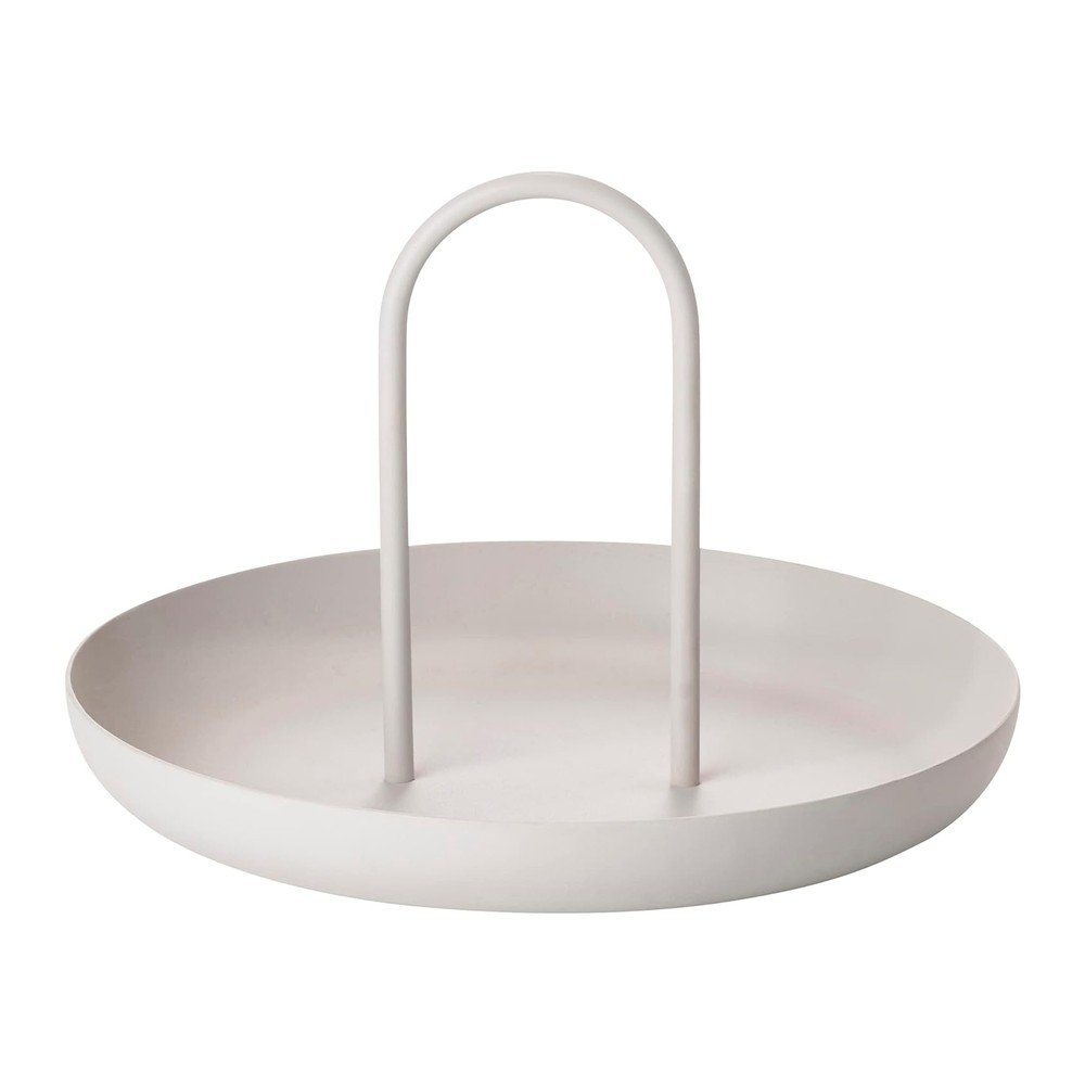 Tavă servire metalică Zone Singles ø 20 cm gri deschis