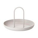 Tavă servire metalică Zone Singles, ø 20 cm, gri deschis