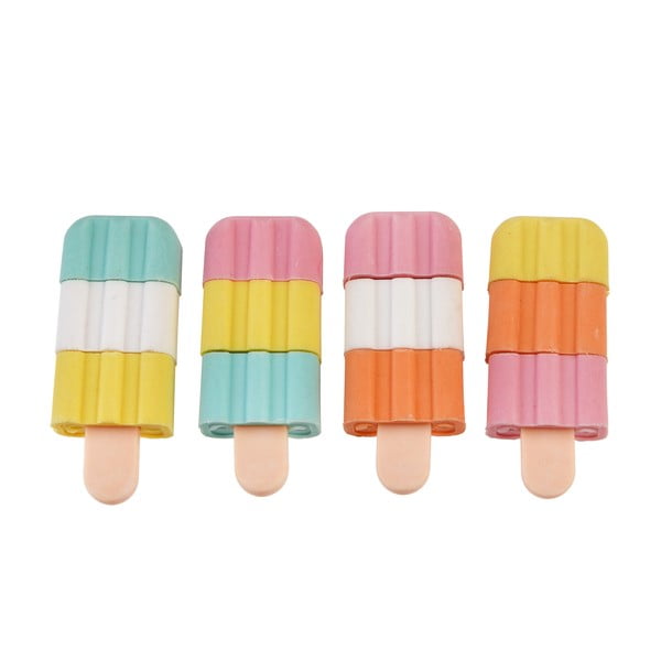 Set de 3 gume de șters / radiere Ice Lolly - Rex London-image-2