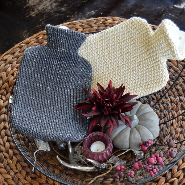 Termofor cu înveliș tricotat Classic - Hugo Frosch-image-1