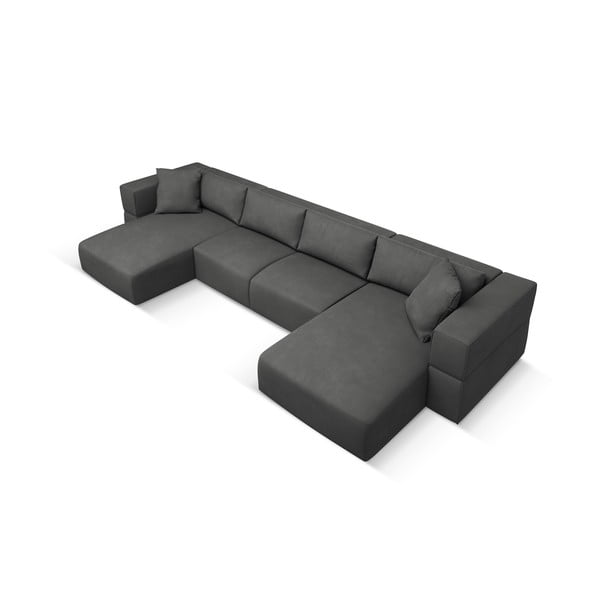 Colțar gri închis (în formă de "U") Esther – Milo Casa-image-2