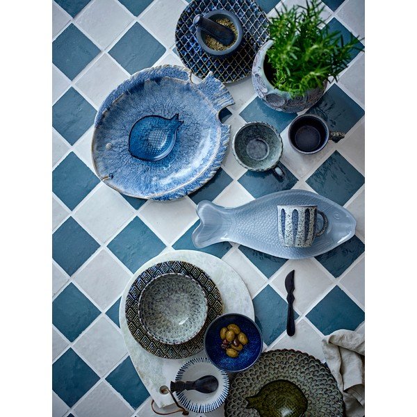 Farfurii gri 4 buc. din gresie ø 26,5 cm Katrina – Bloomingville-image-3