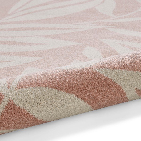 Covor roz deschis 160x230 cm Sorral Leaves  – Catherine Lansfield-image-3