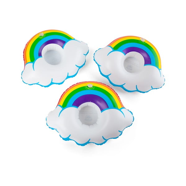 Set 3 suporturi gonflabile pentru pahare Big Mouth Inc. Rainbow-image-3