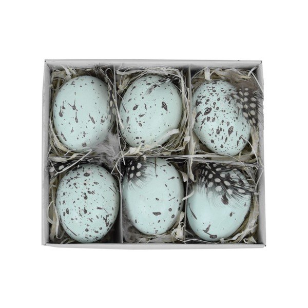 Set 6 ouă decorative Ego Dekor, 45 x 11,5 cm