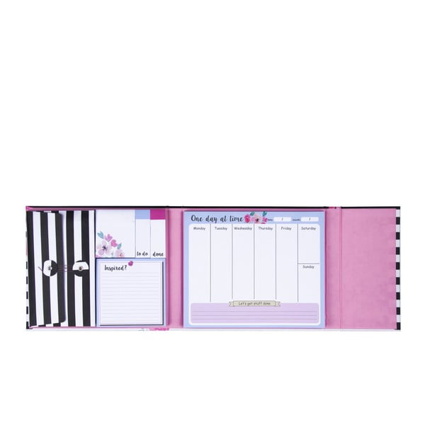 Planificator săptămânal de buzunar Tri-Coastal Design What A Week-image-1