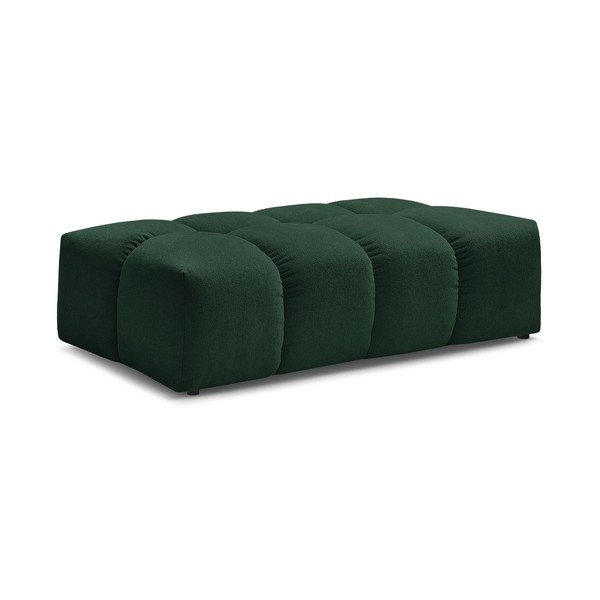 Taburet verde cu tapițerie din chenille Everest – Bobochic Paris